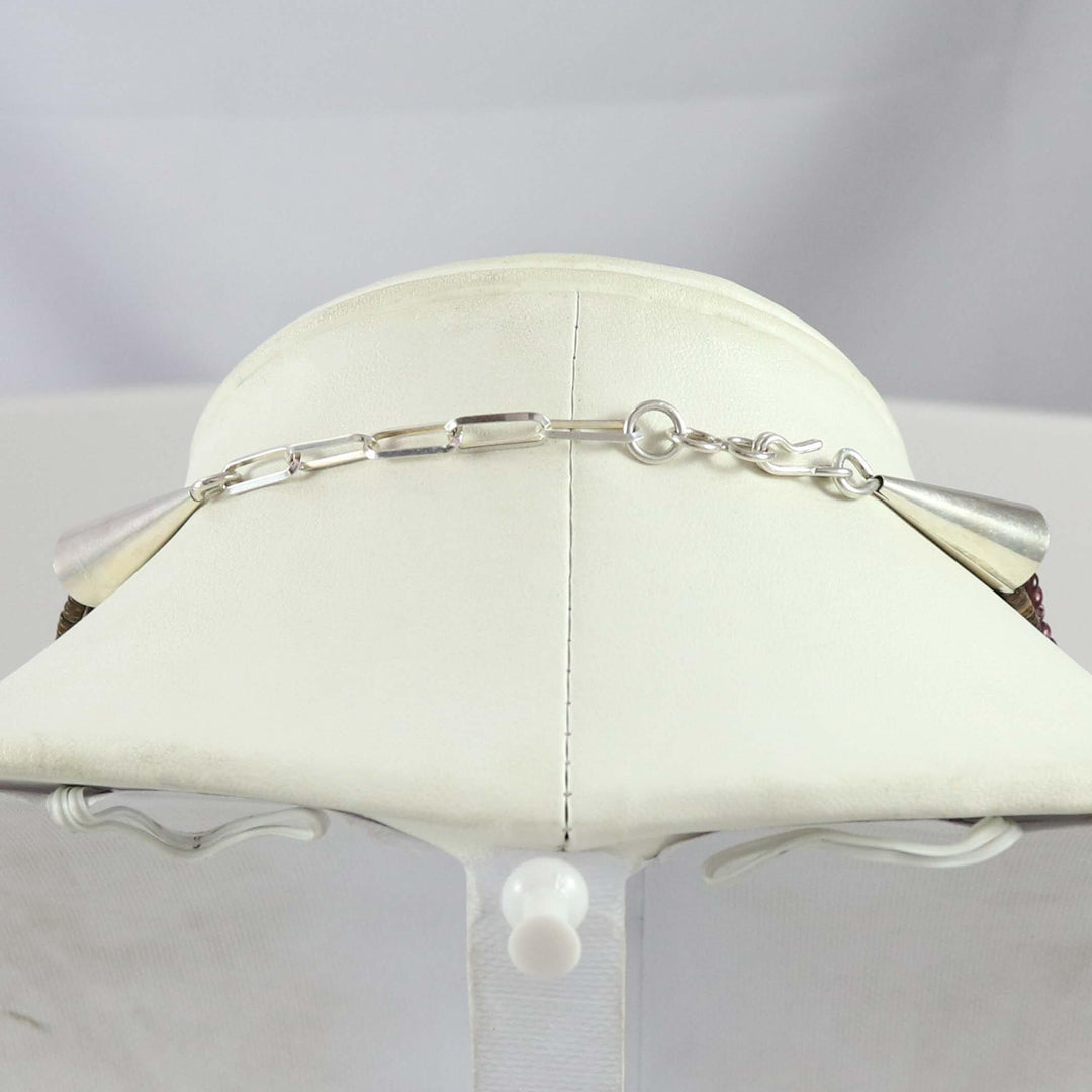 Spiny Oyster Shell Necklace by Kenneth Aguilar - Garland's