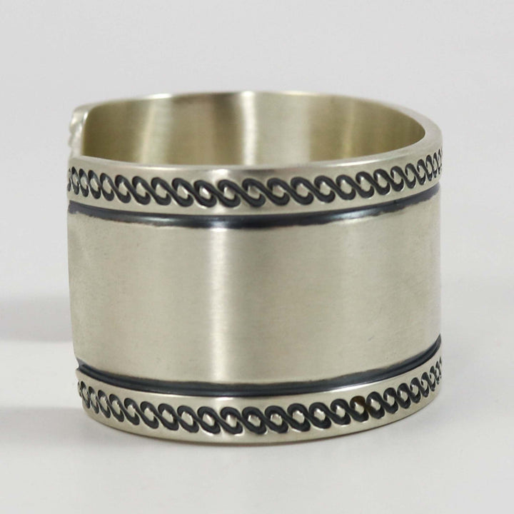 Stamped Silver Cuff