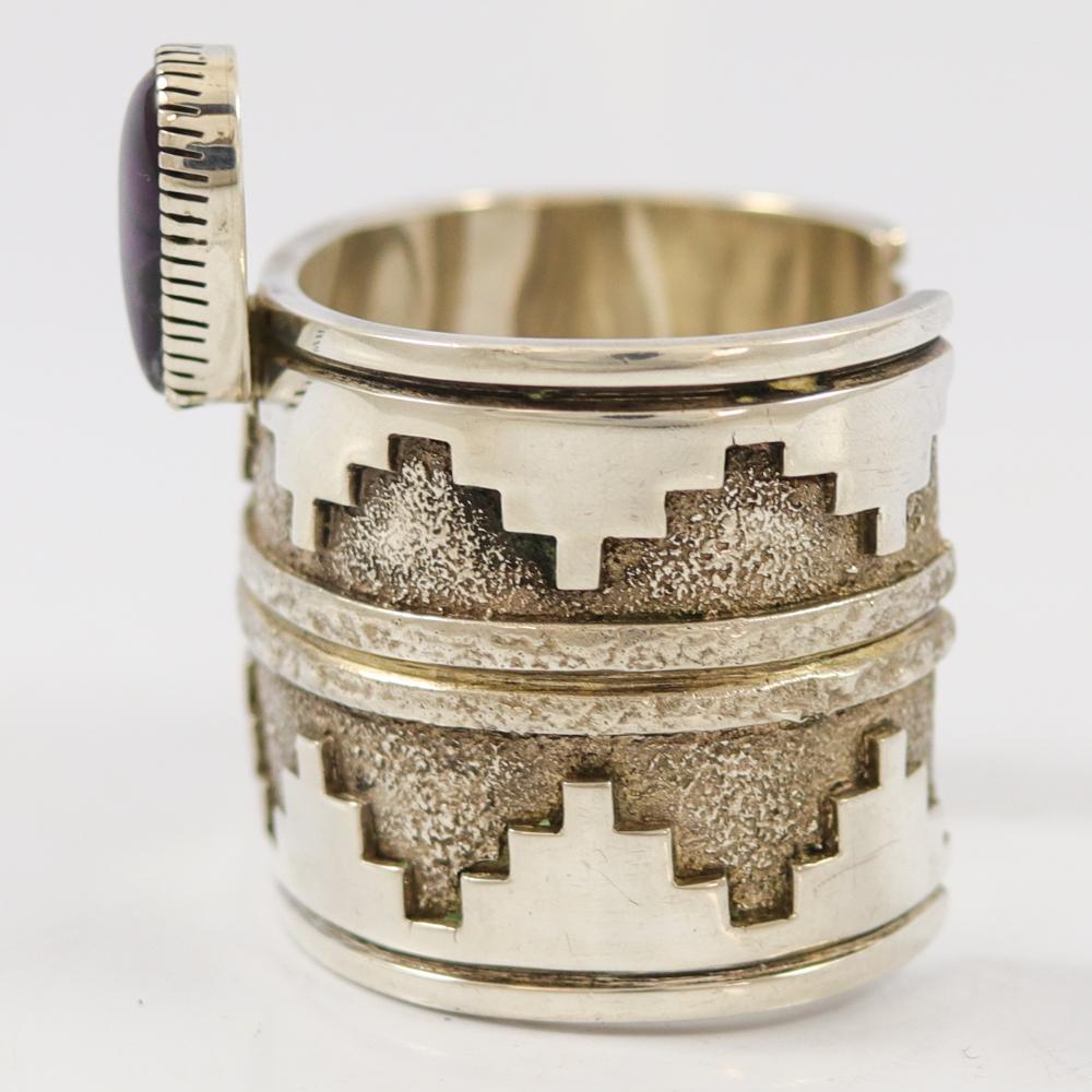 Sugilite Overlay Cuff by Tommy Jackson - Garland's