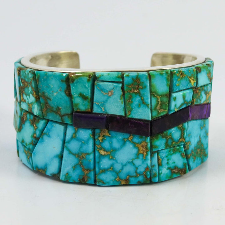 Turquoise and Sugilite Cuff by Na Na Ping - Garland's