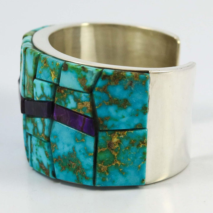 Turquoise and Sugilite Cuff by Na Na Ping - Garland's