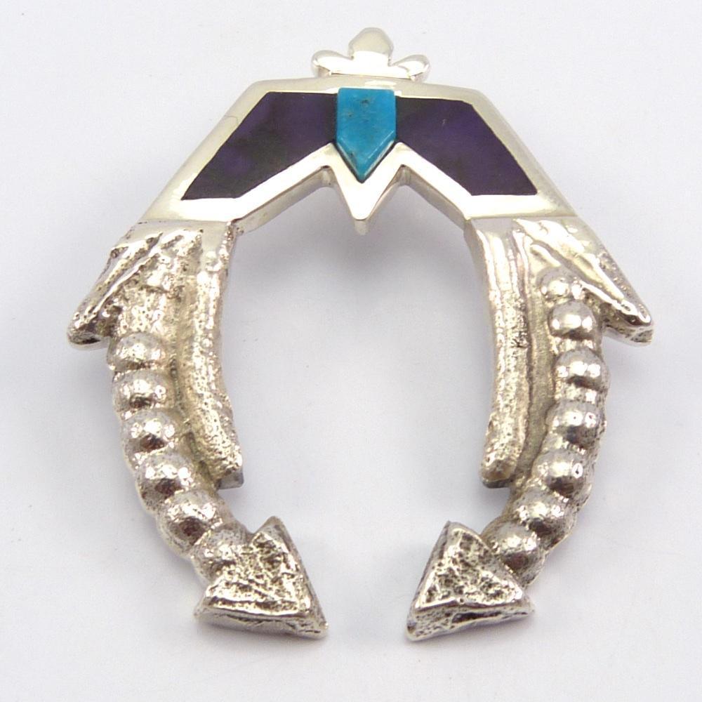 Turquoise and Sugilite Pendant by Travis Tutt - Garland's