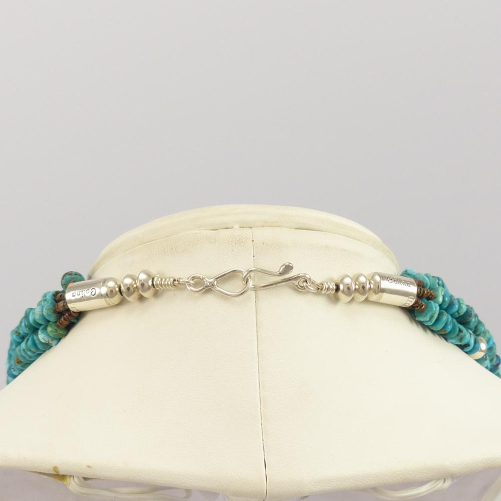Turquoise Bead Necklace by Colina Yazzie - Garland's