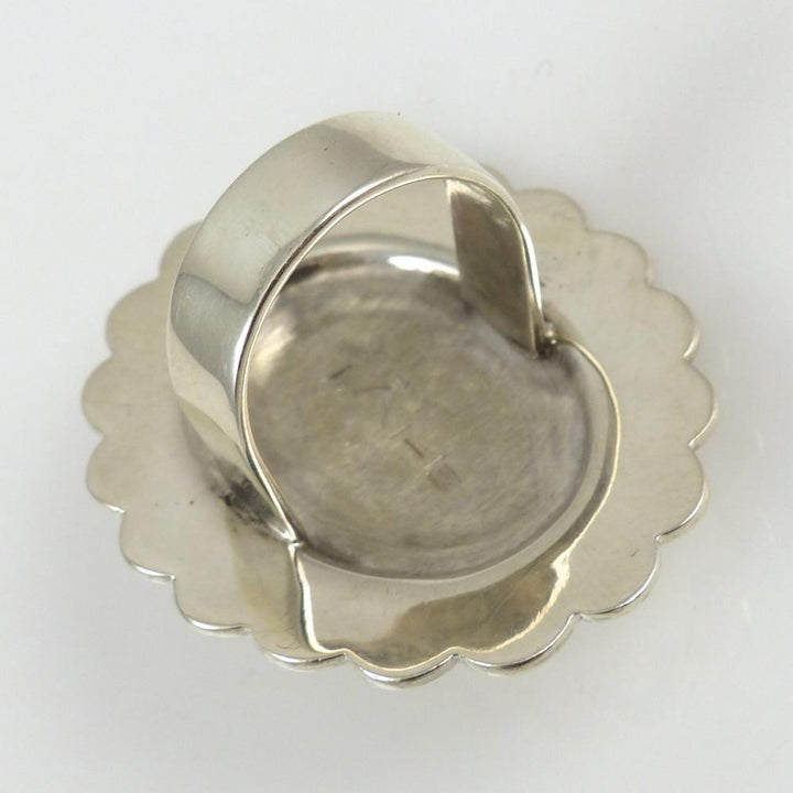 Turquoise Concha Ring by Fidel Bahe - Garland's