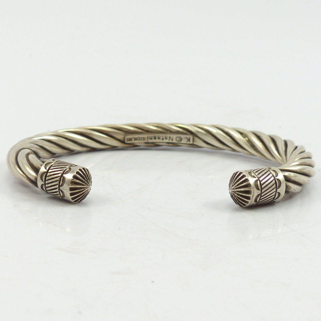 Twisted Silver Cuff by Karl Nataani - Garland's
