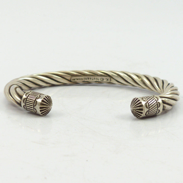 Twisted Silver Cuff by Karl Nataani - Garland's