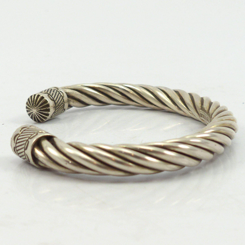 Twisted Silver Cuff by Karl Nataani - Garland's